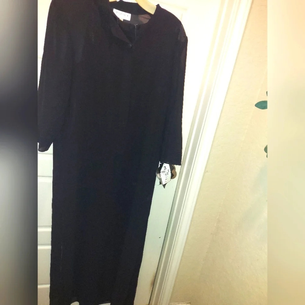 NWT Studio I 2 piece Black Maxi Formal Dress